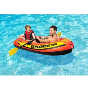 Intex Explorer 200 Boat Set With Oars & Pump (58331) - Image 6
