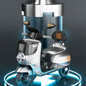 Kids Rechargeable Ride On Motor Bike Scooter (MB2697) - Image 11