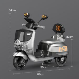 Kids Rechargeable Ride On Motor Bike Scooter (MB2697) - Image 2