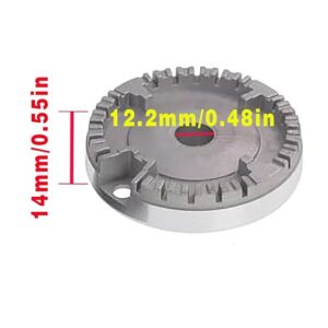 Universal Cooker Gas Hob Burner Base & Cap (Medium) - Image 5