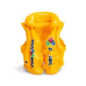 Intex Deluxe Pool Swim Vest, Yellow (58660) - Image 1