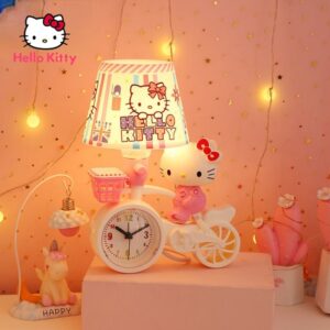 Kids Hello Kitty Desk Lamp Light & Clock (007994) - Image 4