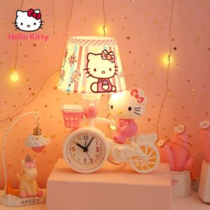 Kids Hello Kitty Desk Lamp Light & Clock (007994) - Image 7