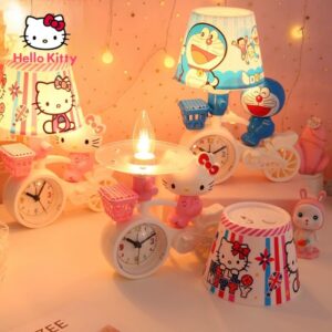 Kids Hello Kitty Desk Lamp Light & Clock (007994) - Image 8