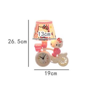 Kids Hello Kitty Desk Lamp Light & Clock (007994) - Image 6