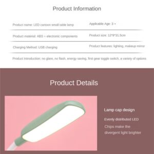 LED Lamp With Mirror And Stationery Holder (012651) - Image 3