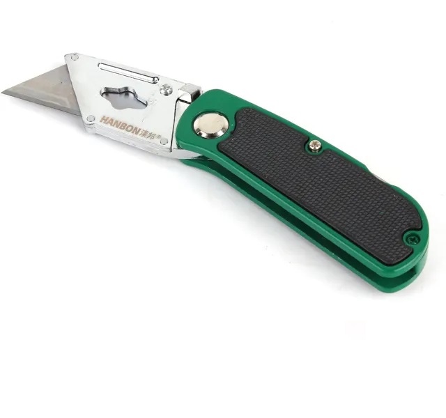 Hanbon Folding Utility Knife With Extra Blade (25104) 7
