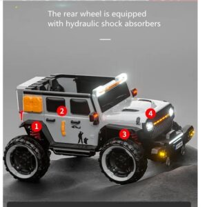 Kids Ride On Electric Rechargeable Jeep (Y-MB6128) - Image 11
