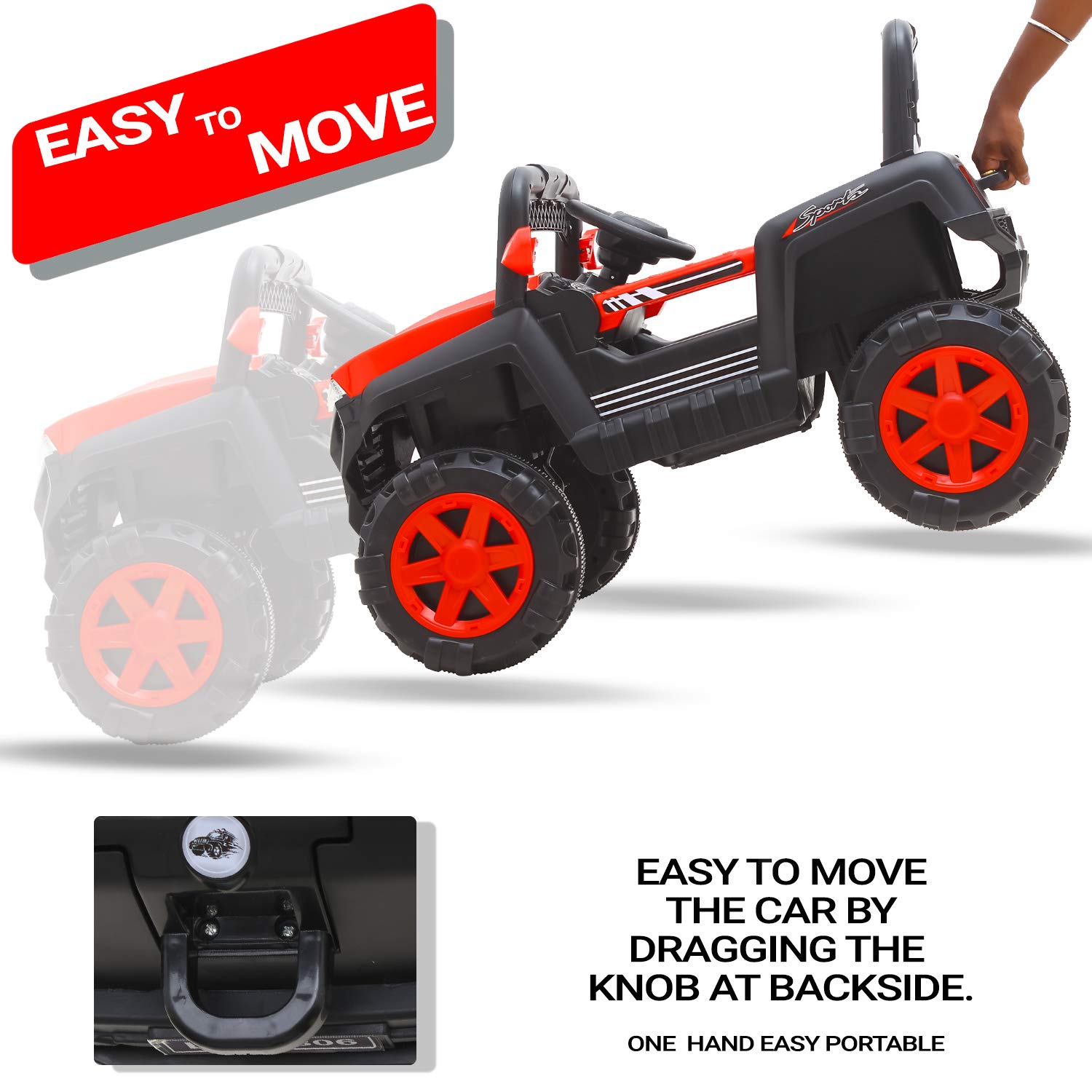 Kids Electric Ride On Jeep A6100 (MB6499) 8
