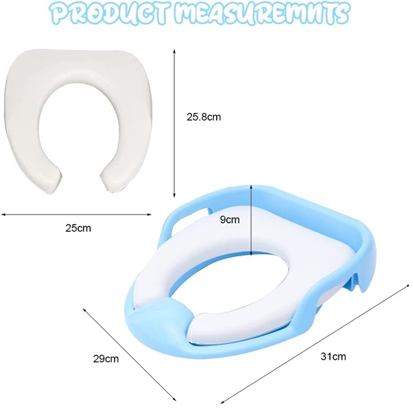 Baby Soft Padded Potty Seat with Removable Cushion & Handle (2022) 17