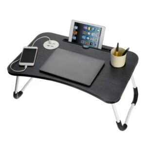 Portable Foldable Laptop Table With 4 USB Ports - Image 7
