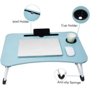 Portable Foldable Laptop Table With 4 USB Ports - Image 10