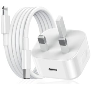 Apple iPhone 20W USB-C Power Adapter with USB-C to Lightning Cable - Image 2