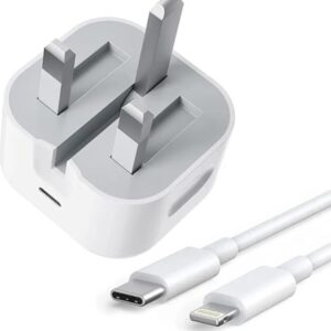 Apple iPhone 20W USB-C Power Adapter with USB-C to Lightning Cable - Image 3