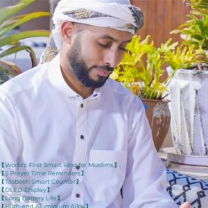 Smart Ring Zikr Counter Digital Tasbeeh Tasbih Finger Counter 5 Prayer Time Reminder - Image 11