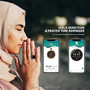 Smart Ring Zikr Counter Digital Tasbeeh Tasbih Finger Counter 5 Prayer Time Reminder - Image 7