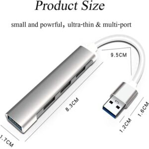 USB-C Hub Type-C 4 Ports OTG Extension 3.0 Adapter - Image 2
