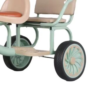 Baby Twin Double Seater 2 Seater Tricycle Bike (TS308) - Image 5