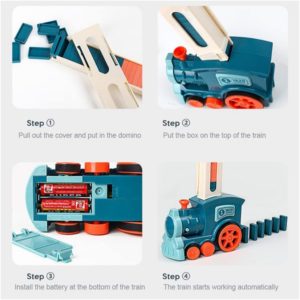 Domino Electric Train Building And Stacking Toy Blocks (0081) - Image 4