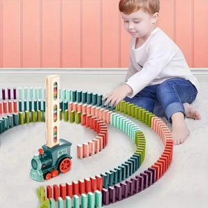 Domino Electric Train Building And Stacking Toy Blocks (0081) - Image 6