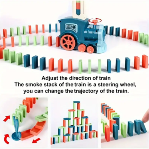 Domino Electric Train Building And Stacking Toy Blocks (0081) - Image 8
