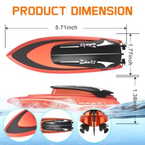 Kids TTC Generic RC Mini Speedboat with Light (0072) - Image 4