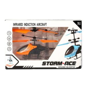Kids Volwco Rechargeable Infrared Induction RC Helicopter With LED Light (0010) - Image 2