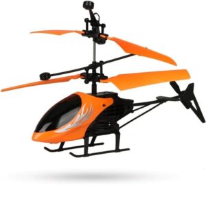 Kids Volwco Rechargeable Infrared Induction RC Helicopter With LED Light (0010) - Image 3