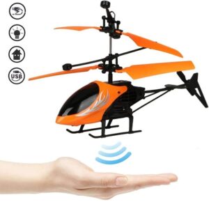 Kids Volwco Rechargeable Infrared Induction RC Helicopter With LED Light (0010) - Image 4