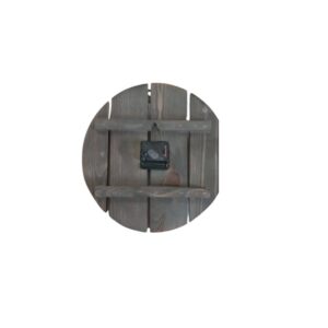Brown Pine Wood Rustic Vintage Decor Modern Wall Clock (003) - Image 7