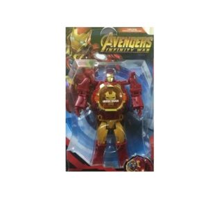 Iron Man Robot Watch Toy Deformation Wrist Watch - Image 2