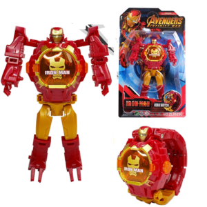 Iron Man Robot Watch Toy Deformation Wrist Watch - Image 1