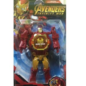 Iron Man Robot Watch Toy Deformation Wrist Watch - Image 5