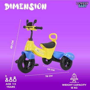 Kids Baby New Edition Three Wheels Tricycle (TS998) - Image 6