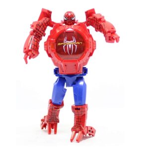Spider Man Robot Watch Toy Deformation Wrist Watch - Image 3