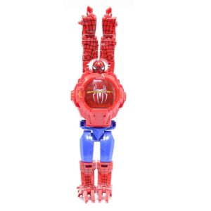 Spider Man Robot Watch Toy Deformation Wrist Watch - Image 4