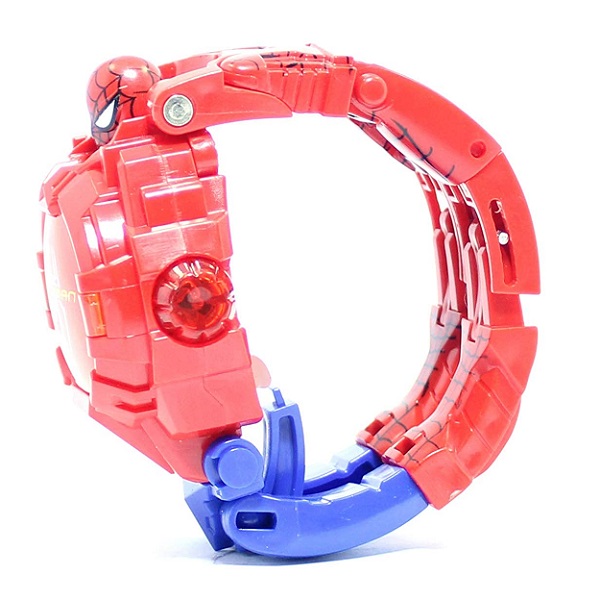 Spider Man Robot Watch Toy Deformation Wrist Watch 4