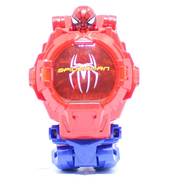 Spider Man Robot Watch Toy Deformation Wrist Watch 5