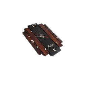 Brown Pine Wood Rustic Vintage Decor Modern Wall Clock (001) - Image 5