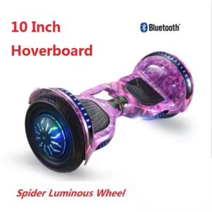 Self Balancing Scooter Hoverboard 10 inch with Side Led Light Handle (HV01) - Image 10