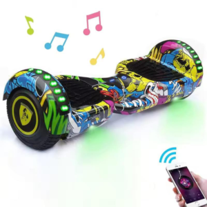 Self Balancing Scooter Hoverboard 10 inch with Side Led Light Handle (HV01) - Image 3