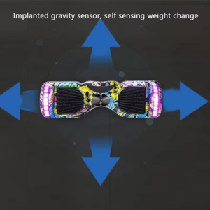Self Balancing Scooter Hoverboard 10 inch with Side Led Light Handle (HV01) - Image 4