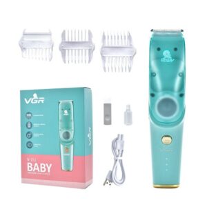 Baby Children's Vacuum Hair Clipper Trimmer 120 min Runtime Length Settings (VGR V-151) - Image 2