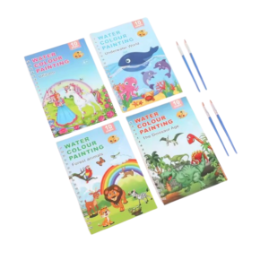 Kids Children Coloring Watercolor Painting Book Sets - Image 2