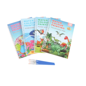 Kids Children Coloring Watercolor Painting Book Sets - Image 8