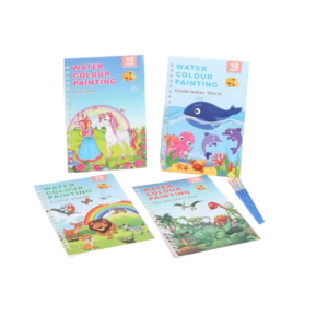 Kids Children Coloring Watercolor Painting Book Sets - Image 3