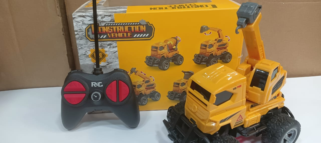 Kids Remote Control 4ich RC Engineering Vehicle With Light Mini Construction Trucks (0263) 5