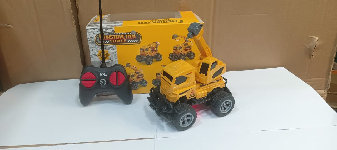 Kids Remote Control 4ich RC Engineering Vehicle With Light Mini Construction Trucks (0263) 6