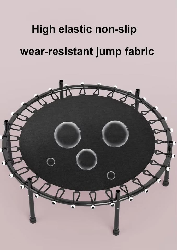 Kids Trampoline with Safety Enclosure Net (1.6M High 1.4M Diameter) 0419 9