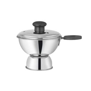 Stainless Steel Chiratta Puttu Maker With Handle - Image 2